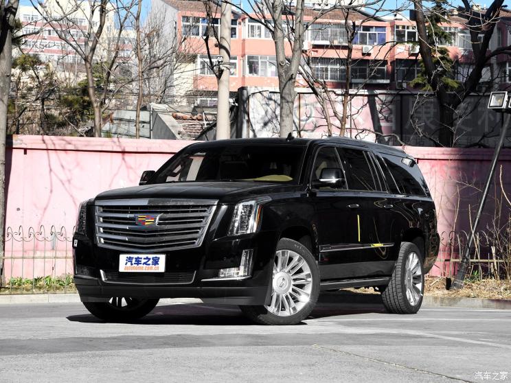 凱迪拉克(進口) 凱雷德ESCALADE 2017款 6.2L ESV鉑金版加長型